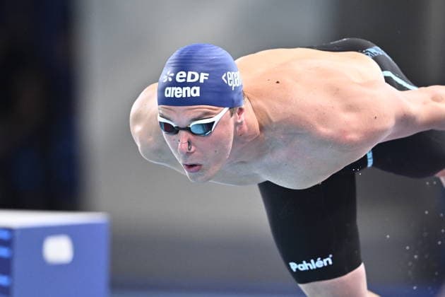 PARIS, FRANCE 20260810 Oskar Hoff in the 50 meter butterfly, during the European Swimming Championships in Paris. ***The image is included in the SPORTS PACKAGE. For others PAYMENT IMAGE*** PARIS FRANCE x10430x *** PARIS, FRANCE 20260810 Oskar Hoff in the 50-meter butterfly, during the European Swimming Championships in Paris ***This image is included in the SPORTS PACKAGE. For other images, please see PAYMENT IMAGE*** PARIS, FRANCE x10430x  Copyright: xChristinexOlsson TTx SIM-EM 2026 PARIS