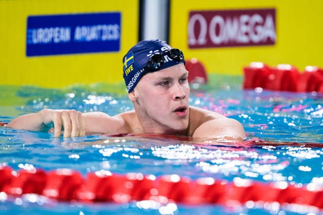 260810 Linus Forsgren of Sweden after competing in men™s 100 meters breaststroke swimming heats during day eleven of the 2026 European Aquatics Championships on August 10, 2026 in Saint-Denis. Photo: Joel Marklund BILDBYRAN kod JM JM0838 bbeng simning swimming svomming 2026 european aquatics championships em Sverige Sweden *** August 10, 2026: Linus Forsgren of Sweden after competing in the men’s 100-meter breaststroke heats on the eleventh day of the 2026 European Aquatics Championships on August 10, 2026 in Saint Denis. Photo by Joel Marklund, BILDBYRAN, code JM JM0838 bbeng swimming 2026 European Aquatics Championships EM Sweden  Copyright: JOELxMARKLUND BB260810JM037