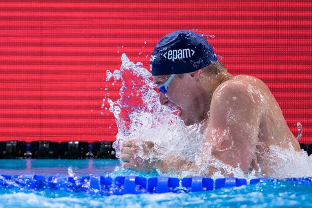 260810 Daniel Kertes of Sweden competes in men™s 100 meters breaststroke swimming heats during day eleven of the 2026 European Aquatics Championships on August 10, 2026 in Saint-Denis. Photo: Joel Marklund BILDBYRAN kod JM JM0838 bbeng simning swimming svomming 2026 european aquatics championships em Sverige Sweden *** August 10, 2026: Daniel Kertes of Sweden competes in the men’s 100-meter breaststroke heats on day eleven of the 2026 European Aquatics Championships on August 10, 2026 in Saint Denis. Photo by Joel Marklund. BILDBYRAN code JM JM0838 bbeng swimming 2026 European Aquatics Championships EM Sweden  Copyright: JOELxMARKLUND BB260810JM041