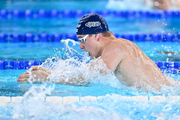 PARIS, FRANCE 20260810 Oliver Munn in the 100 meter breaststroke, during the European Swimming Championships in Paris. ***The image is included in the SPORTS PACKAGE. For others PAYMENT IMAGE*** PARIS FRANCE x10430x *** PARIS, FRANCE 20260810 Oliver Munn in the 100-meter breaststroke, during the European Swimming Championships in Paris ***This image is included in the SPORTS PACKAGE. For other images, please see PAYMENT IMAGE*** PARIS, FRANCE x10430x  Copyright: xChristinexOlsson TTx SIM-EM 2026 PARIS