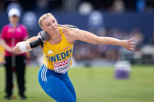 260810 Axelina Johansson of Sweden competes in women™s shot put during day 1 of the 2026 European Athletics Championships on August 10, 2026 in Birmingham. Photo: Maxim Thore BILDBYRAN kod MT MT1064 friidrott athletics friidrett friidrotts-em em friidretts-em 2026 european athletics championships 1 bbeng shot put kula kulestot *** August 10, 2026: Axelina Johansson of Sweden competes in the women’s shot put during Day 1 of the 2026 European Athletics Championships on August 10, 2026 in Birmingham. Photo by Maxim Thore. BILDBYRAN code MT MT1064 track and field athletics friidrett friidrotts em em friidretts em 2026 European Athletics Championships 1 bbeng shot put kula kulestot  Copyright: MAXIMxTHORE BB260810MT014
