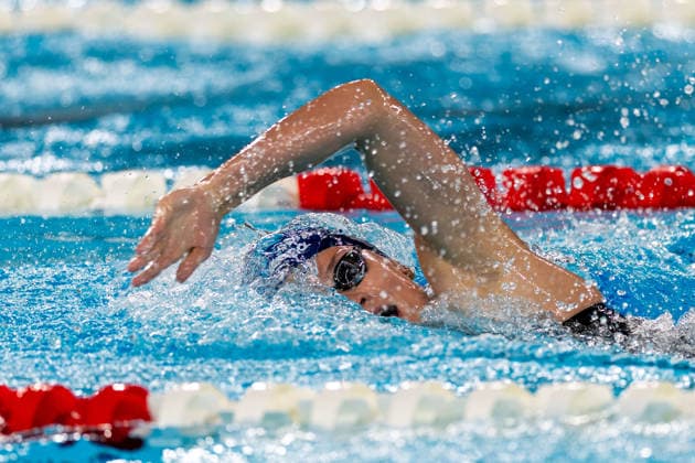 SWIMMING - EAC 2026 PARIS,FRANCE,10.AUG.26 - SWIMMING - European Aquatics Championships Paris 2026, . Image shows Marlene Kahler (AUT).  GEPAxpictures xPhilippxBrem