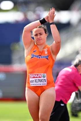 European Athletics Championships Birmingham 2026 - day 1 BIRMINGHAM, ENGLAND - AUGUST 10 : Van Klinken Jorinde (NED) shot put on day 1 of the Birmingham 2026 European Athletics Championships on August 10, 2026 in Birmingham, England, 10 08 2026 Birmingham ENGLAND  Copyright: xTomasxSiskx