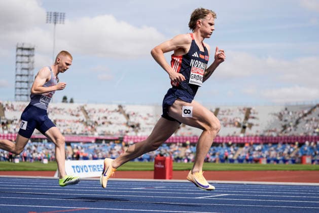 European Athletics Outdoor Championships 2026 - Day 1 Birmingham, England 20260810. Tobias Gronstad after the men s 800 meters trial during the European Athletics Championships 2026 at Alexander Stadium in Birmingham on Monday. Photo: Beate Oma Dahle NTB Birmingham England EDITORIAL USE ONLY. RESTRICTED USE FOR BETTING COMPANIES Ref:_SPOeDIXlNNX5M4.jpg *** 2026 European Athletics Outdoor Championships, Day 1, Birmingham, England, August 10, 2026: Tobias Gronstad after the men’s 800-meter heat during the 2026 European Athletics Championships at Alexander Stadium in Birmingham on Monday. Photo: Beate Oma Dahle, NTB, Birmingham, England. EDITORIAL USE ONLY. RESTRICTED USE FOR BETTING COMPANIES.  Copyright: xBeatexOmaxDahlex xNTBx