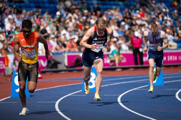 260810 Tobias Gronstad of Norway competes in men s 800 meter qualification during day 1 of the 2026 European Athletics Championships on August 10, 2026 in Birmingham. Photo: Mathias Bergeld BILDBYRAN kod MB MT1064 friidrott athletics friidrett friidrotts-em em friidretts-em 2026 european athletics championships 1 bbeng *** August 10, 2026: Tobias Gronstad of Norway competes in the men’s 800-meter qualifying round on Day 1 of the 2026 European Athletics Championships on August 10, 2026 in Birmingham. Photo by Mathias Bergeld, BILDBYRAN, code MB MT1064. track and field, athletics, friidrett, friidrotts EM, 2026 European Athletics Championships, 1 bbeng  Copyright: MATHIASxBERGELD BB260810MB009