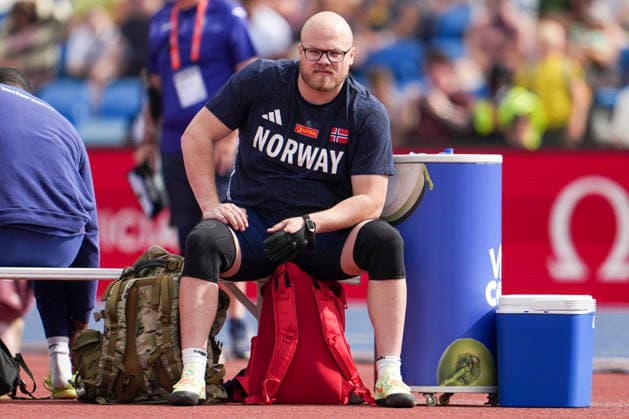 European Athletics Outdoor Championships 2026 - Day 1 Birmingham, England 20260810. Thomas Mardal after the men s hammer throw qualification event during the 2026 European Athletics Championships at Alexander Stadium in Birmingham on Monday. Photo: Beate Oma Dahle NTB Birmingham England EDITORIAL USE ONLY. RESTRICTED USE FOR BETTING COMPANIES Ref:_SPOgBfR7pwcICw.jpg *** 2026 European Athletics Outdoor Championships, Day 1, Birmingham, England, August 10, 2026. Thomas Mardal after the men’s hammer throw qualifying round during the 2026 European Athletics Championships at Alexander Stadium in Birmingham on Monday. Photo: Beate Oma Dahle, NTB, Birmingham, England. EDITORIAL USE ONLY. RESTRICTED USE FOR BETTING COMPANIES.  Copyright: xBeatexOmaxDahlex xNTBx