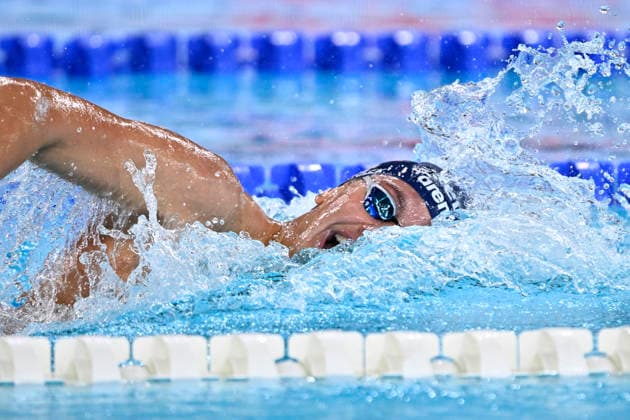 PARIS, FRANCE 20260810 Ludvig Bartolek in the 4 * 200 meter freestyle, during the European Swimming Championships in Paris. ***The picture is included in the SPORTS PACKAGE. For others PAYMENT PICTURE*** PARIS FRANCE x10430x *** PARIS, FRANCE 20260810 Ludvig Bartolek in the 4 * 200-meter freestyle, during the European Swimming Championships in Paris ***This photo is included in the SPORTS PACKAGE. For other photos, please contact us for pricing.*** PARIS, FRANCE x10430x  Copyright: xChristinexOlsson TTx SIM EURO 2026 PARIS