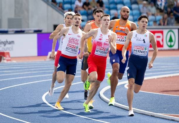 BIRMINGHAM - Ryan Clarke during the 800-meter qualifications at the European Athletics Championships. It is the first time the European Championships are being held in Great Britain. IRIS VAN DEN BROEK ANP xVIxANPxSportx xxANPxIVx 565214516 originalFilename: 565214516.jpg