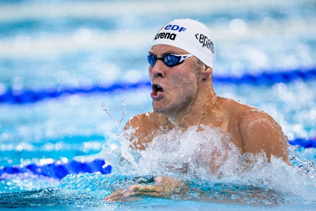 260810 Jorgen Scheie Brathen of Norway competes in men™s 100 meters breaststroke swimming heats during day eleven of the 2026 European Aquatics Championships on August 10, 2026 in Saint-Denis. Photo: Joel Marklund BILDBYRAN kod JM JM0838 bbeng simning swimming svomming 2026 european aquatics championships em Norge *** August 10, 2026: Jorgen Scheie Brathen of Norway competes in the men’s 100-meter breaststroke heats on the eleventh day of the 2026 European Aquatics Championships on August 10, 2026 in Saint-Denis. Photo by Joel Marklund, BILDBYRAN, code JM JM0838 bbeng swimming 2026 European Aquatics Championships EM Norway  Copyright: JOELxMARKLUND BB260810JM062