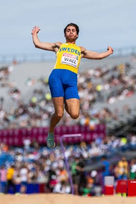 260810 Niklas Wall of Sweden competes in men s long jump during day 1 of the 2026 European Athletics Championships on August 10, 2026 in Birmingham. Photo: Mathias Bergeld BILDBYRAN kod MB MT1064 friidrott athletics friidrett friidrotts-em em friidretts-em 2026 european athletics championships 1 bbeng long jump lengde längdhopp sverige *** August 10, 2026: Niklas Wall of Sweden competes in the men’s long jump on Day 1 of the 2026 European Athletics Championships on August 10, 2026 in Birmingham. Photo by Mathias Bergeld, BILDBYRAN, code MB MT1064. track and field, athletics, friidrett, friidrotts EM, 2026 European Athletics Championships, 1 BBENG, long jump, lengde, längdhopp, Sweden  Copyright: MATHIASxBERGELD BB260810MB022