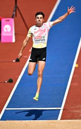 European Athletics Championships Birmingham 2026 - day 1 BIRMINGHAM, ENGLAND - AUGUST 10 : Sampson Yanni (BEL) in action during the Long Jump Qualification Group A on day 1 of the Birmingham 2026 European Athletics Championships on August 10, 2026 in Birmingham, England, 10 08 2026 Birmingham ENGLAND  Copyright: xTomasxSiskx