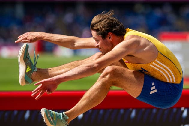 260810 Niklas Wall of Sweden competes in men s long jump during day 1 of the 2026 European Athletics Championships on August 10, 2026 in Birmingham. Photo: Mathias Bergeld BILDBYRAN kod MB MT1064 friidrott athletics friidrett friidrotts-em em friidretts-em 2026 european athletics championships 1 bbeng long jump lengde längdhopp sverige *** August 10, 2026: Niklas Wall of Sweden competes in the men’s long jump on Day 1 of the 2026 European Athletics Championships on August 10, 2026 in Birmingham. Photo by Mathias Bergeld, BILDBYRAN, code MB MT1064. track and field, athletics, friidrett, friidrotts EM, 2026 European Athletics Championships, 1 BBENG, long jump, lengde, längdhopp, Sweden  Copyright: MATHIASxBERGELD BB260810MB029