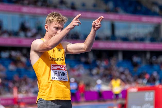 BIRMINGHAM, GREAT BRITAIN - AUGUST 10, 2026 : Thorben FINKE (GER Germany) competing in the 400m heats during the European Athletics Championships at Alexander Stadium on August 10, 2026 in Birmingham, Great Britain. Nordrhein-Westfalen Great Britain Copyright: xLeahxKohringx