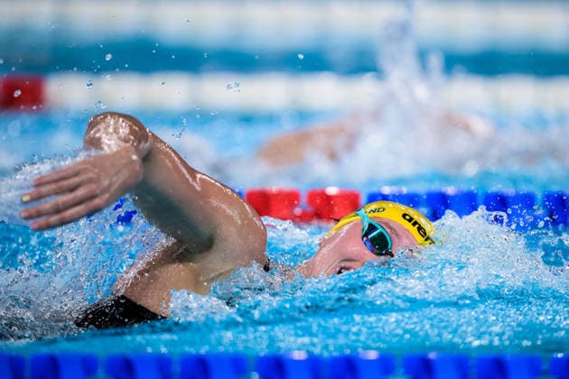 260810 Elvira Mörtstrand of Sweden competes in women™s 4x200 meters freestyle swimming relay heats during day eleven of the 2026 European Aquatics Championships on August 10, 2026 in Saint-Denis. Photo: Joel Marklund BILDBYRAN kod JM JM0838 bbeng simning swimming svomming 2026 european aquatics championships em dam Sverige lagkapp *** August 10, 2026: Elvira Mörtstrand of Sweden competes in the women’s 4x200-meter freestyle swimming relay heats during day eleven of the 2026 European Aquatics Championships on August 10, 2026 in Saint-Denis. Photo by Joel Marklund, BILDBYRAN, code JM JM0838 bbeng swimming 2026 European Aquatics Championships European Championships women’s Sweden relay  Copyright: JOELxMARKLUND BB260810JM078