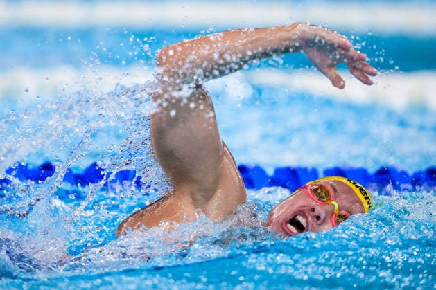 260810 Hanna Bergman of Sweden competes in women™s 4x200 meters freestyle swimming relay heats during day eleven of the 2026 European Aquatics Championships on August 10, 2026 in Saint-Denis. Photo: Joel Marklund BILDBYRAN kod JM JM0838 bbeng simning swimming svomming 2026 european aquatics championships em dam Sverige lagkapp *** August 10, 2026: Hanna Bergman of Sweden competes in the women’s 4x200-meter freestyle swimming relay heats during day eleven of the 2026 European Aquatics Championships on August 10, 2026 in Saint-Denis. Photo by Joel Marklund, BILDBYRAN, code JM JM0838 bbeng swimming 2026 European Aquatics Championships European Championships women’s Sweden relay  Copyright: JOELxMARKLUND BB260810JM082