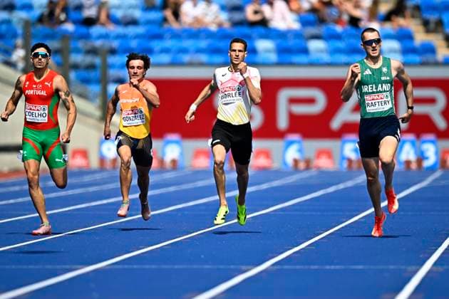 European Athletics Championships Birmingham 2026 - day 1 BIRMINGHAM, ENGLAND - AUGUST 10 : Borlee Dylan (BEL) in action during the 400m Qualification Round 1 Heat 2 on day 1 of the Birmingham 2026 European Athletics Championships on August 10, 2026 in Birmingham, England, 10 08 2026 Birmingham ENGLAND  Copyright: xTomasxSiskx