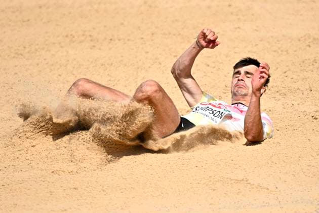 European Athletics Championships Birmingham 2026 - day 1 BIRMINGHAM, ENGLAND - AUGUST 10 : Sampson Yanni (BEL) in action during the Long Jump Qualification Group A on day 1 of the Birmingham 2026 European Athletics Championships on August 10, 2026 in Birmingham, England, 10 08 2026 Birmingham ENGLAND  Copyright: xTomasxSiskx