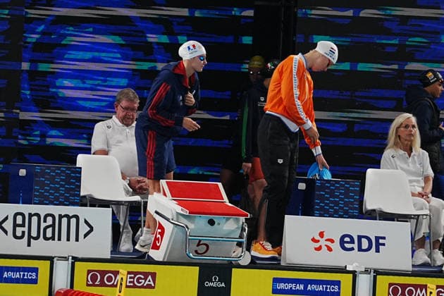 August 10, 2026, Paris, Bretagne, FRANCE: Wattel Marie of France During the heats 100 M Freestyle at the European Swimming Championships at the Greater Paris Metropolis Olympic Aquatics Centre in Paris (France) on August 10, 2026.Credit . Paris FRANCE - ZUMAl193 20260810_zsp_l193_001 Copyright: xLaurentxLairysx