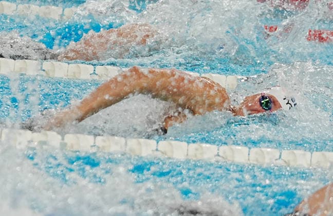 August 10, 2026, Paris, Bretagne, FRANCE: Wattel Marie of France During the heats 100 M Freestyle at the European Swimming Championships at the Greater Paris Metropolis Olympic Aquatics Centre in Paris (France) on August 10, 2026.Credit . Paris FRANCE - ZUMAl193 20260810_zsp_l193_012 Copyright: xLaurentxLairysx