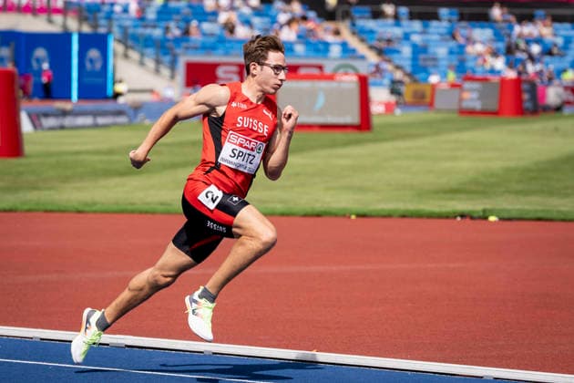 BIRMINGHAM, GREAT BRITAIN - AUGUST 10, 2026 : Lionel SPITZ (SUI Switzerland) competing in the 400m heats during the European Athletics Championships at Alexander Stadium on August 10, 2026 in Birmingham, Great Britain. Nordrhein-Westfalen Great Britain Copyright: xLeahxKohringx