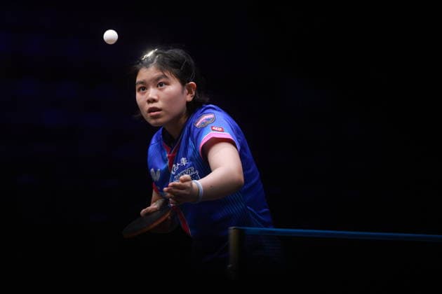 2026 WTT Europe Smash - Sweden - Main Draw Yeh Yi-Tian of Taiwan competes against Honoka Hashimoto of Japan during the Women s Singles Round of 64 at the 2026 Europe Smash at the Malmo Arena in Malmo, Sweden, on August 10, 2026. Malmo Sweden  Copyright: xRemyxGrosx originalFilename:gros-europesm260810_npcje.jpg