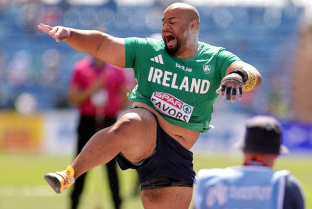2026 European Athletics Championships, Alexander Stadium, Birmingham, England 10 8 2026 Men™s Shot Put Qualification Group A & Group B Ireland™s Eric Favors Eric Favors 10 8 2026  Copyright: xx 0U6A4320