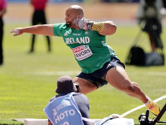 2026 European Athletics Championships, Alexander Stadium, Birmingham, England 10 8 2026 Men™s Shot Put Qualification Group A & Group B Ireland™s Eric Favors Eric Favors 10 8 2026  Copyright: xx 0U6A4409