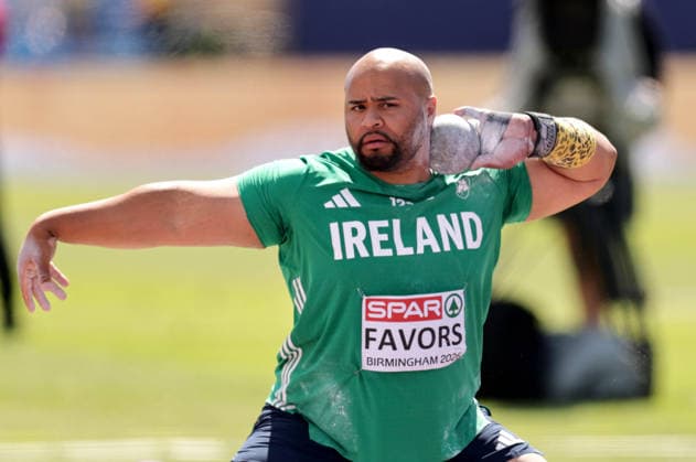 2026 European Athletics Championships, Alexander Stadium, Birmingham, England 10 8 2026 Men™s Shot Put Qualification Group A & Group B Ireland™s Eric Favors Eric Favors 10 8 2026  Copyright: xx 0U6A4411