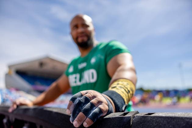 2026 European Athletics Championships, Alexander Stadium, Birmingham, England 10 8 2026 Eric Favors competing in the Men™s Shot Put Eric Favors 10 8 2026  Copyright: xx MT2_2772