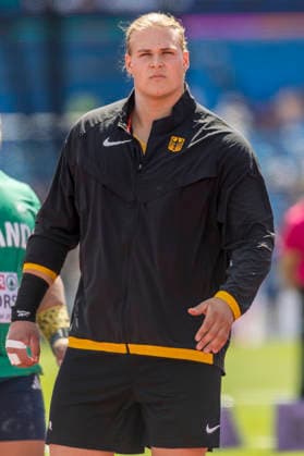 BIRMINGHAM, GREAT BRITAIN - AUGUST 10, 2026 : Georg HARPF (GER Germany) during the qualification of the shot put mal of the European Athletics Championships at Alexander Stadium on August 10, 2026 in Birmingham, Great Britain. Oregon Great Britain Copyright: xAxelxKohringx