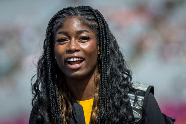 BIRMINGHAM, GREAT BRITAIN - AUGUST 10, 2026 : Nina Chioma NDUBUISI (GER Germany) during the European Athletics Championships at Alexander Stadium on August 10, 2026 in Birmingham, Great Britain. Oregon Great Britain Copyright: xAxelxKohringx