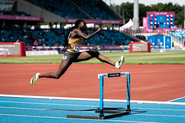 Vanessa Balde (Hamburger SV, 400m Huerden Frauen), GBR, Leichtathletik, Athletics, European Athletics Championships 2026, Leichtathletik Europameisterschaft 2026, Birmingham 2026, 09.08.2026, GBR, Leichtathletik, Athletics, European Athletics Championships 2026, Leichtathletik Europameisterschaft 2026, Birmingham 2026, 09.08.2026 Birmingham *** Vanessa Balde, Hamburger SV, Women s 400m Hurdles, GBR, Track and Field, Athletics, 2026 European Athletics Championships, 2026 European Track and Field Championships, Birmingham 2026, August 9, 2026, GBR, Track and Field, Athletics, 2026 European Athletics Championships, 2026 European Track and Field Championships, Birmingham 2026, August 9, 2026, Birmingham Copyright: xStefanxMayerx EP_SMR