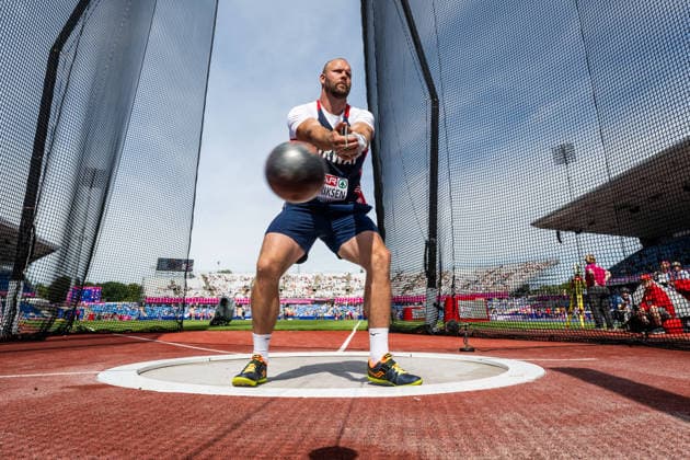 260810 Vilde Vage Henriksen of Norway competes in men s hammer throw qualification during day 1 of the 2026 European Athletics Championships on August 10, 2026 in Birmingham. Photo: Mathias Bergeld BILDBYRAN kod MB MT1064 friidrott athletics friidrett friidrotts-em em friidretts-em 2026 european athletics championships 1 bbeng hammer throw slegge slägga *** August 10, 2026: Vilde Vage Henriksen of Norway competes in the men’s hammer throw qualifying round on Day 1 of the 2026 European Athletics Championships on August 10, 2026 in Birmingham. Photo by Mathias Bergeld. BILDBYRAN code MB MT1064. track and field, athletics, friidrett, friidrotts EM, 2026 European Athletics Championships, 1 BBENG, hammer throw, slegge, slägga  Copyright: MATHIASxBERGELD BB260810MB064