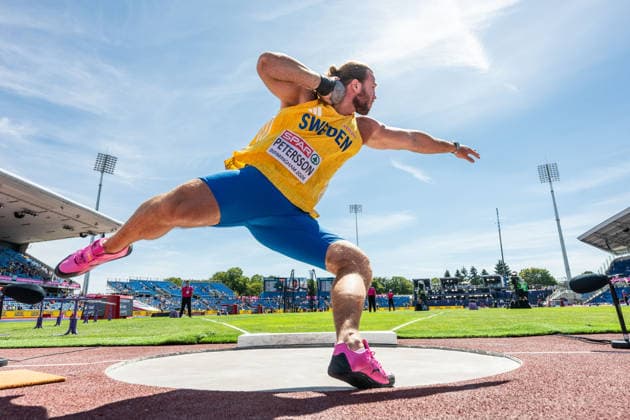 260810 Wictor Petersson of Sweden competes in men s shot put qualification during day 1 of the 2026 European Athletics Championships on August 10, 2026 in Birmingham. Photo: Maxim Thore BILDBYRAN kod MT MT1064 friidrott athletics friidrett friidrotts-em em friidretts-em 2026 european athletics championships 1 bbeng shot put kula kulestot sverige *** August 10, 2026: Wictor Petersson of Sweden competes in the men’s shot put qualifying round on Day 1 of the 2026 European Athletics Championships on August 10, 2026 in Birmingham. Photo by Maxim Thore. BILDBYRAN code MT MT1064 track and field athletics friidrett friidrotts em em friidretts em 2026 European Athletics Championships 1 shot put kula kulestot Sweden  Copyright: MAXIMxTHORE BB260810MT076