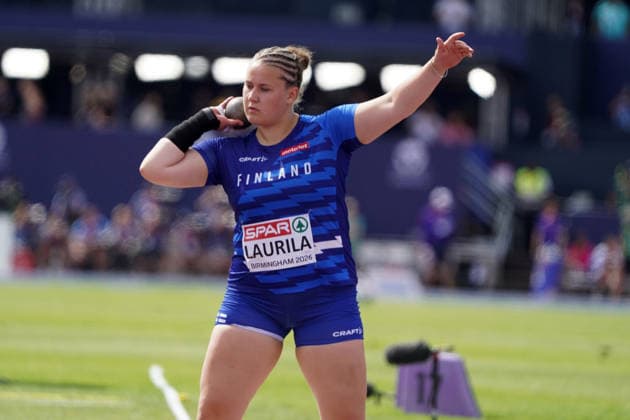 Birmingham , Leichtathletik, Athletics, Track and Field, EAA, Leichtathletik EM Birmingham 2026 European Championships birmingham 2026 , 10.08-17.08.2026, Alexander Stadium Birmingham, Grossbritannien , Kugelstossen Frauen, Shot Put Women, Minuttu Laurila Finnland, Finland, FIN Copyright Gladys Chai von der Laage *** Birmingham, Track and Field, Athletics, EAA, 2026 European Athletics Championships in Birmingham, August 10–17, 2026, Alexander Stadium, Birmingham, United Kingdom, Women’s Shot Put, Minuttu Laurila, Finland, FIN Copyright Gladys Chai von der Laage