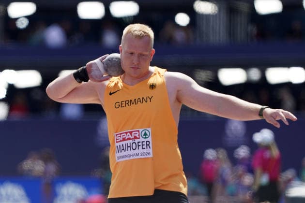 Birmingham , Leichtathletik, Athletics, Track and Field, EAA, Leichtathletik EM Birmingham 2026 European Championships birmingham 2026 , 10.08-17.08.2026, Alexander Stadium Birmingham, Grossbritannien , Kugelstossen Shot Put Men , Eric Maihöfer , Deutschland, Germany GER Copyright Gladys Chai von der Laage *** Birmingham, Track and Field, Athletics, EAA, 2026 European Athletics Championships in Birmingham, August 10–17, 2026, Alexander Stadium, Birmingham, United Kingdom, Men’s Shot Put, Eric Maihöfer, Germany, GER. Copyright Gladys Chai von der Laage