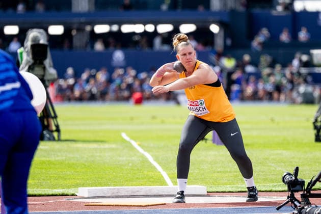 10.08.2026, GBR, Leichtathletik, Europameisterschaft 2026, Morgensession Tag 1, Birmingham Katharina Maisch ( Deutschland ), Kugelstoßen Damen, Qualifikation Birmingham Alexander Stadium England Großbritannien *** August 10, 2026, GBR, Track and Field, 2026 European Championships, Morning Session, Day 1, Birmingham; Katharina Maisch, Germany, Women s Shot Put, Qualifying Round, Birmingham Alexander Stadium, England, Great Britain Copyright: xNordphoto Memmlerx