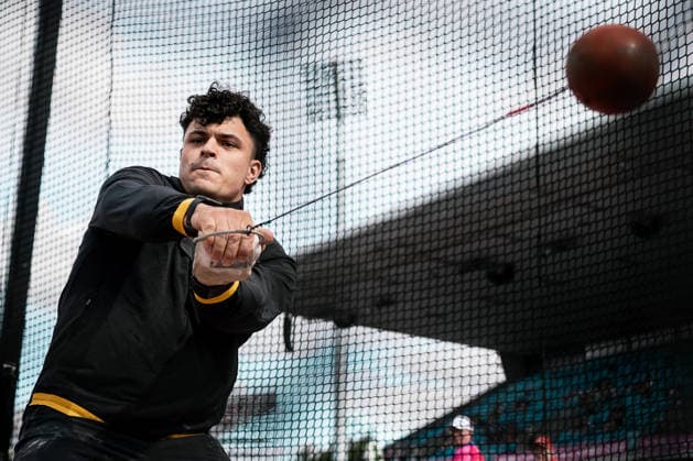 Merlin Hummel (Eintracht Frankfurt, Hammerwurf Maenner), GBR, Leichtathletik, Athletics, European Athletics Championships 2026, Leichtathletik Europameisterschaft 2026, Birmingham 2026, 09.08.2026, GBR, Leichtathletik, Athletics, European Athletics Championships 2026, Leichtathletik Europameisterschaft 2026, Birmingham 2026, 09.08.2026 Birmingham *** Merlin Hummel, Eintracht Frankfurt, Men s Hammer Throw, GBR, Track and Field, Athletics, 2026 European Athletics Championships, 2026 European Track and Field Championships, Birmingham 2026, August 9, 2026, GBR, Track and Field, Athletics, 2026 European Athletics Championships, 2026 European Track and Field Championships, Birmingham 2026, August 9, 2026, Birmingham Copyright: xStefanxMayerx EP_SMR