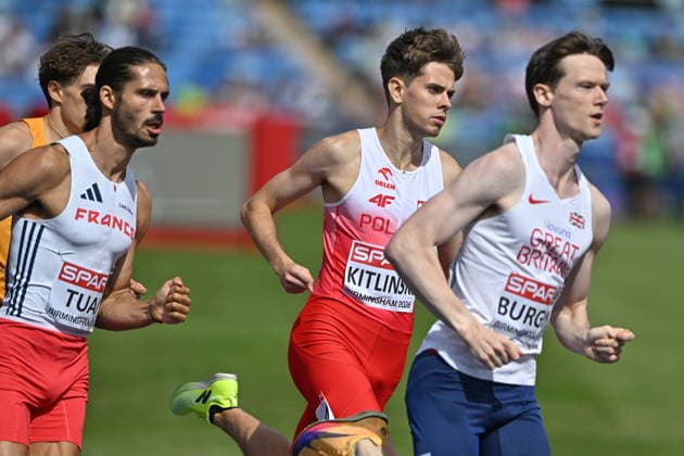 2026.08.10 Birmingham Lekkoatletyka Mistrzostwa Europy N z Gabriel Tual Bartosz Kitlinski Max Burgin Foto Michal Laudy PressFocus 2026.08.10 Birmingham Athletics European Athletics Championships Gabriel Tual Bartosz Kitlinski Max Burgin Credit: Michal Laudy PressFocus NEWSPIX.PL --- newspix.pl 