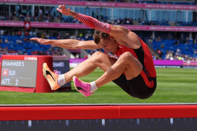 Birmingham , Leichtathletik, Athletics, Track and Field, EAA, Leichtathletik EM Birmingham 2026 European Championships birmingham 2026 , 10.08-17.08.2026, Alexander Stadium Birmingham, Grossbritannien , Weitsprung Männer, Long Jump Men Simon Ehammer Schweiz Switzerland, Suiss, Copyright Gladys Chai von der Laage *** Birmingham, Track and Field, Athletics, EAA, 2026 European Athletics Championships in Birmingham, August 10–17, 2026, Alexander Stadium, Birmingham, United Kingdom, Men’s Long Jump, Simon Ehammer, Switzerland, Suiss, Copyright Gladys Chai von der Laage