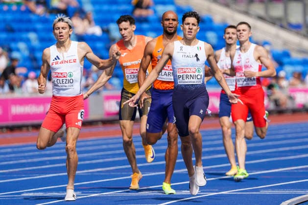 BIRMINGHAM, GREAT BRITAIN - AUGUST 10, 2026 : Ivan Francesco PERNICI (ITA Italy) competing in the heat over 800m during the European Athletics Championships at Alexander Stadium on August 10, 2026 in Birmingham, Great Britain. Nordrhein-Westfalen Great Britain Copyright: xLeahxKohringx
