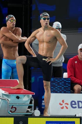 Alessandro Ragaini from Italy at the Swimming European Aquatics Championships Paris 2026, Paris, August 10, 2026 .  Copyright: xGianxMattiaxD Alberto LaPressex