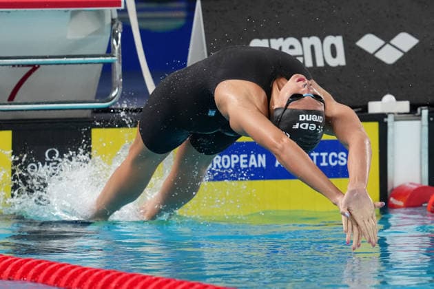 Federica Toma from Italy at the Swimming European Aquatics Championships Paris 2026, Paris, August 10, 2026 .  Copyright: xGianxMattiaxD Alberto LaPressex