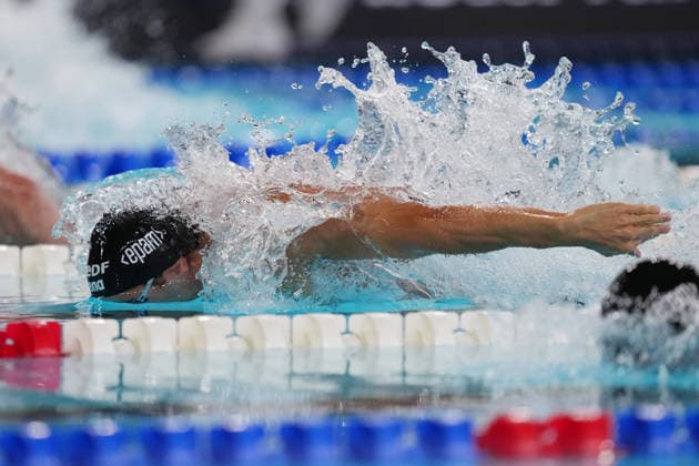 Thomas Ceccon from Italy at the Swimming European Aquatics Championships Paris 2026, Paris, August 10, 2026 .  Copyright: xGianxMattiaxD Alberto LaPressex