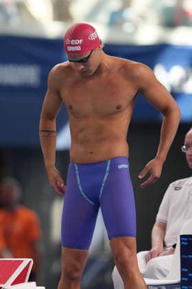 No Ponti from Switzerland at the Swimming European Aquatics Championships Paris 2026, Paris, August 10, 2026 .  Copyright: xGianxMattiaxD Alberto LaPressex