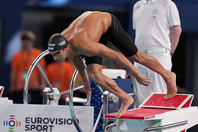 Michele Lamberti from Italy at the Swimming European Aquatics Championships Paris 2026, Paris, August 10, 2026 .  Copyright: xGianxMattiaxD Alberto LaPressex