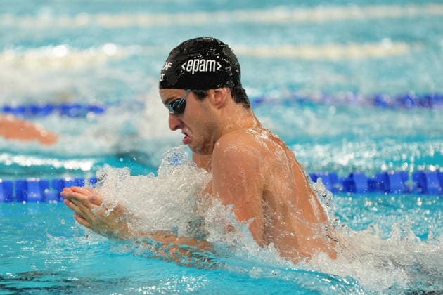 Christian Mantegazza from Italy at the Swimming European Aquatics Championships Paris 2026, Paris, August 10, 2026 .  Copyright: xGianxMattiaxD Alberto LaPressex