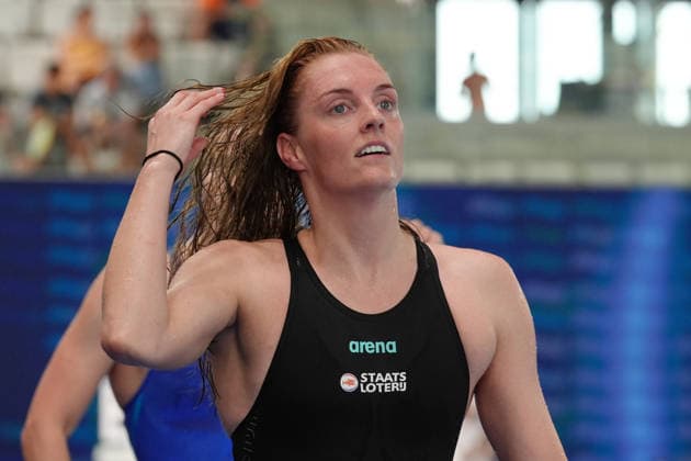 Marrit Steenbergen from Nederland at the Swimming European Aquatics Championships Paris 2026, Paris, August 10, 2026 .  Copyright: xGianxMattiaxD Alberto LaPressex