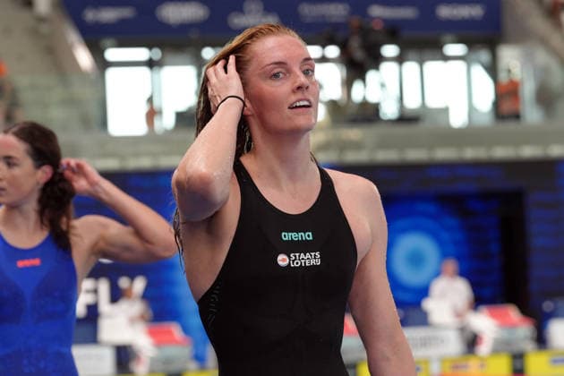 Marrit Steenbergen from Nederland at the Swimming European Aquatics Championships Paris 2026, Paris, August 10, 2026 .  Copyright: xGianxMattiaxD Alberto LaPressex