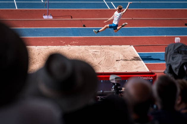 European Athletics Championships in Birmingham, United Kingdom, August 10, 2026, the men s long jump qualifying. Petr Meindlschmid of Czech Republic. (CTKxPhoto JaroslavxSvoboda) CTKPhotoP2026081003869  CTKPhotoP2026081003869